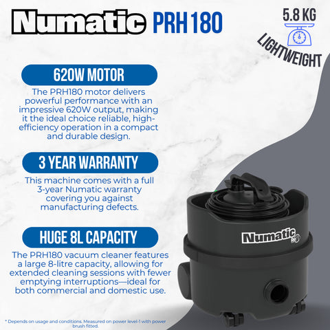 PRH180 Henry Vacuum Cleaner 8L - Nuvac - Limited Edition