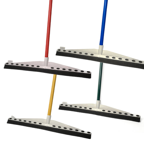 Floor Squeegee Complete 55CM Inc Stainless Steel Handle - Various Colours