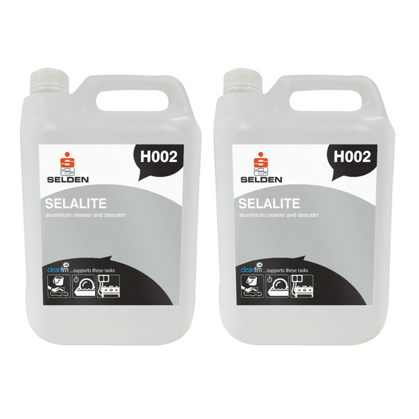 Aluminium Cleaner Selalite H002 2 x 5 Litre Selden (2 Pack)