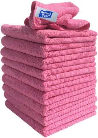 Microfibre Cloths 40x40cm Pink