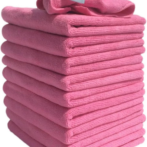Microfibre Cloths 40x40cm Pink