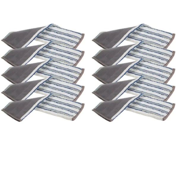 Numatic 629201 Slalom Velcro Vertical Nylo Stripe Microfibre Mop (40cm-10 Pack)