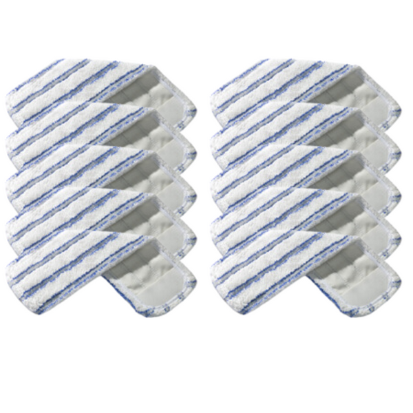 Numatic 629219 Wet Nylo Striped Microfibre Pocket Mop (40cm - 10Pack)
