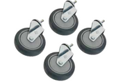 Numatic 629766 Grey Tyred Castors ( 4 x 125mm)