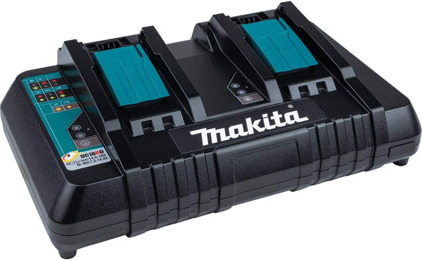 Genuine Makita DC18RD 18V Dual Charger For BL1830 BL1840 BL1850 & BL1860