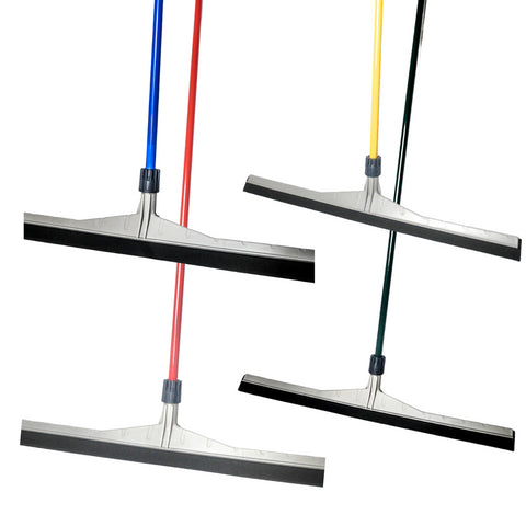 Floor Squeegee Complete 75CM Inc Stainless Steel Handle Various Colours