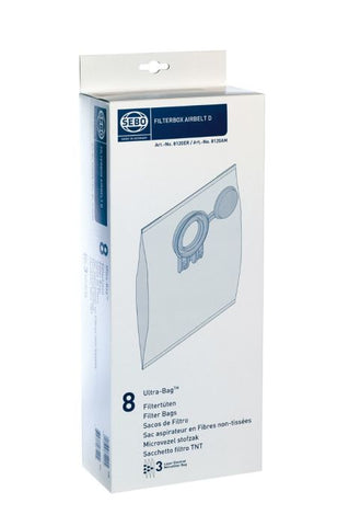 Sebo 8120ER Vacuum Bags Boxed For D8 Professional (8Pack)
