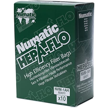 Numatic 604011 (NVM-1AH) HepaFlo Filter Bags Pack of 10