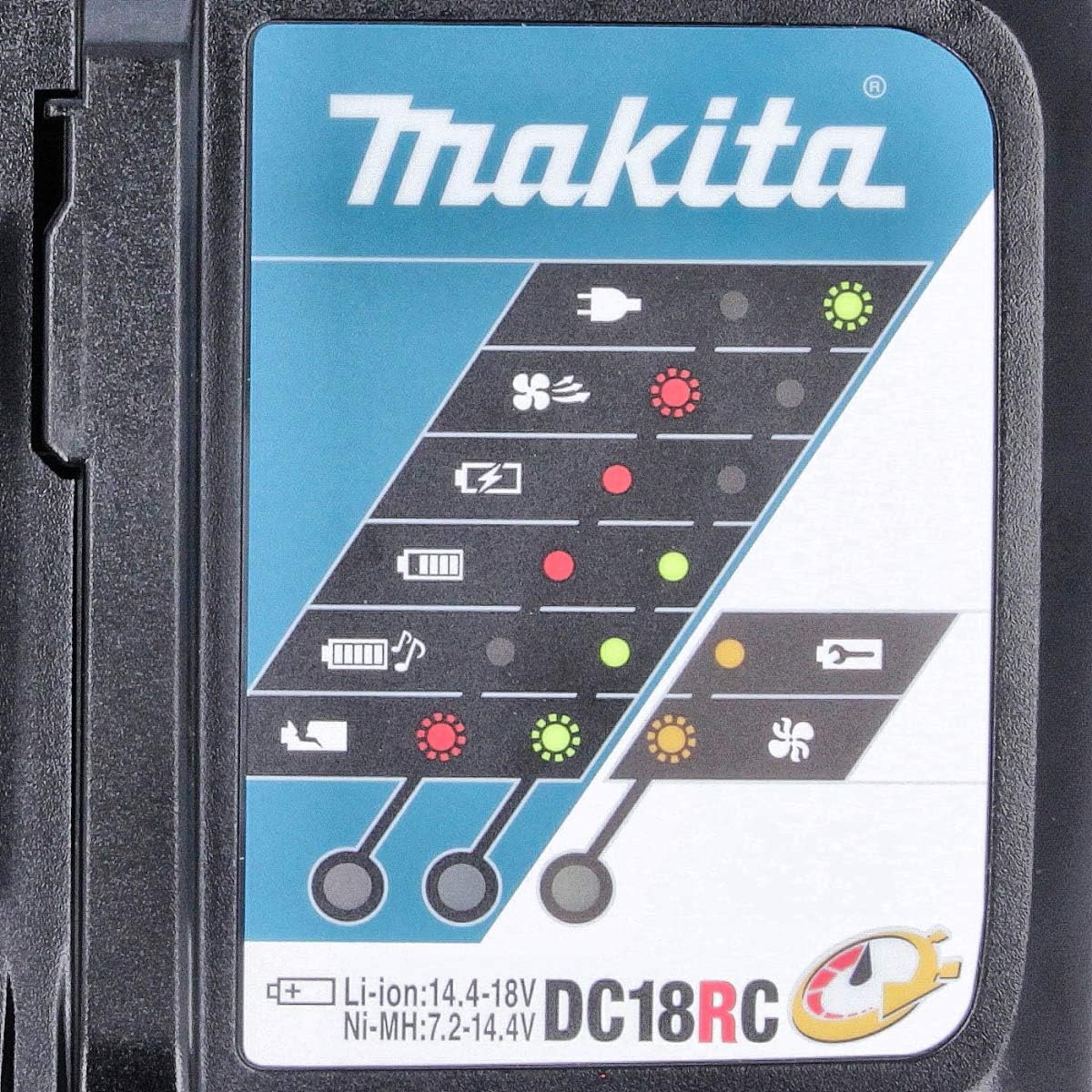 Genuine Makita DC18RC 18V Single Charger For BL1830 BL1840 BL1850 & BL1860