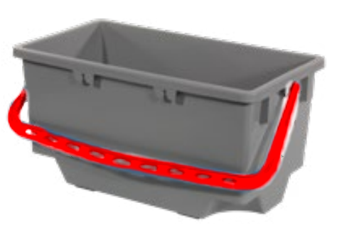 Numatic 906302 Mop Bucket (18L) - RED