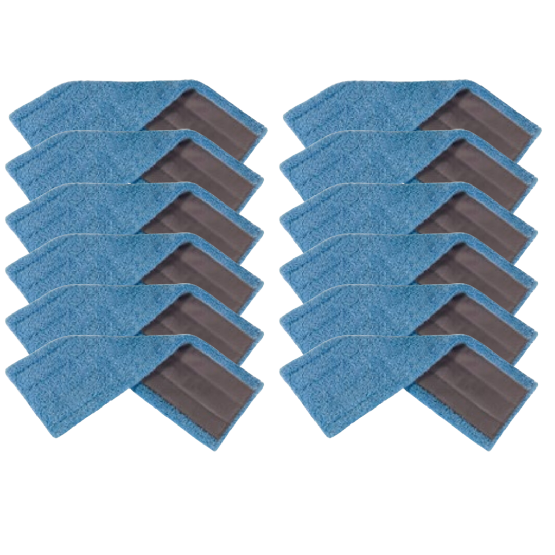 Numatic 906420 Slalom Bluetec Microfibre Velcro Mop (40cm - 12Pack)