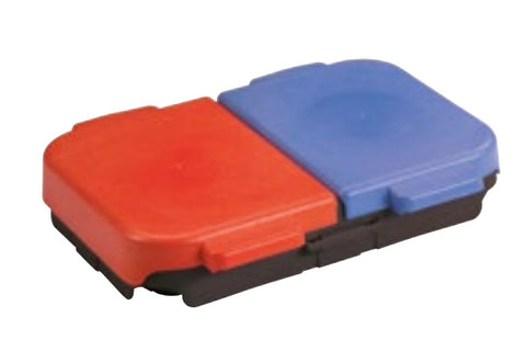 Numatic 910626 140L Split Lid Set (Red/Blue)