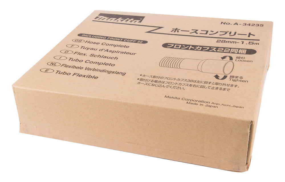 Makita A-34235 Vacuum Hose 1.5m For DVC660 & VC012G