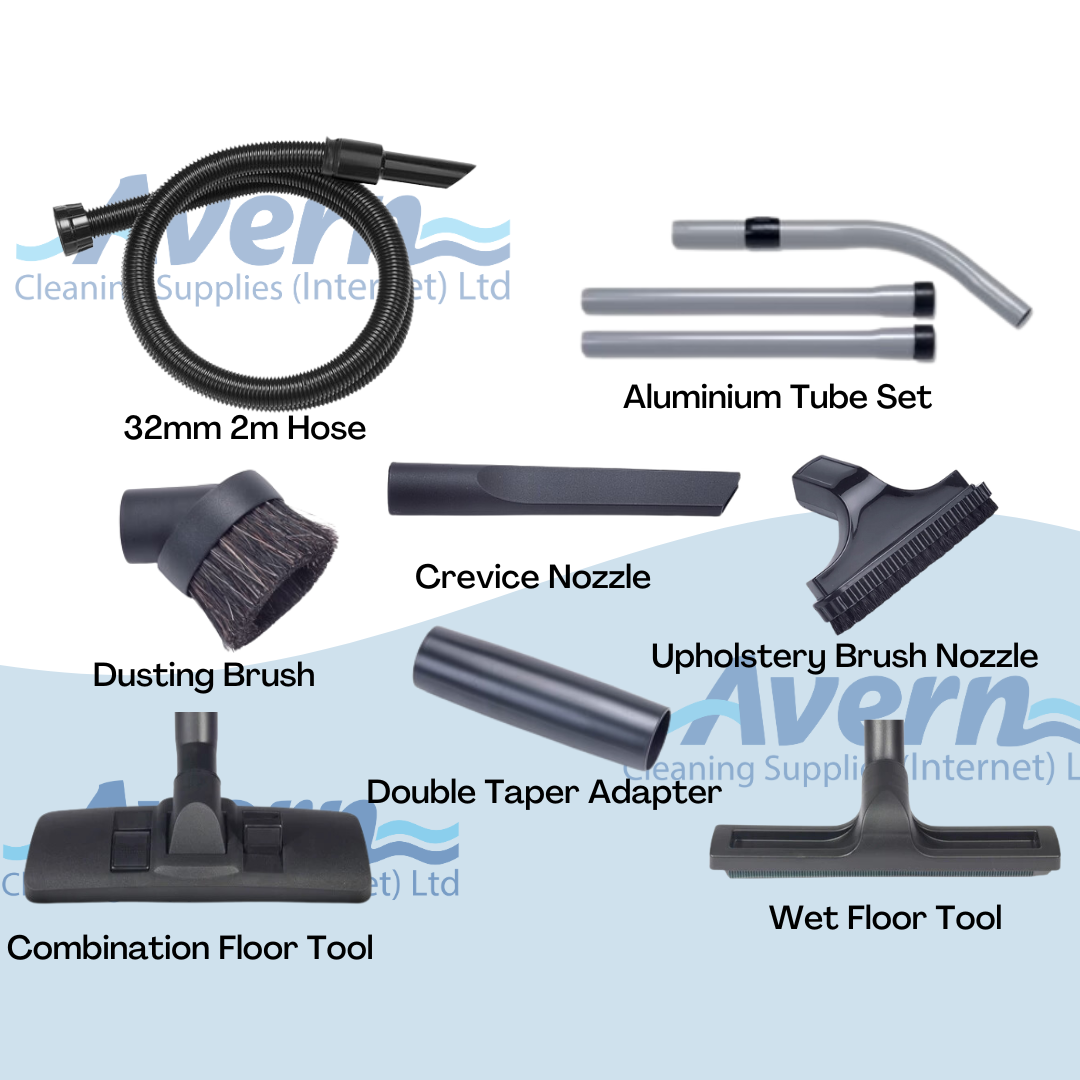 A21A Full 32mm Aluminium Vacuum Accessory Kit 607221 Genuine Numatic