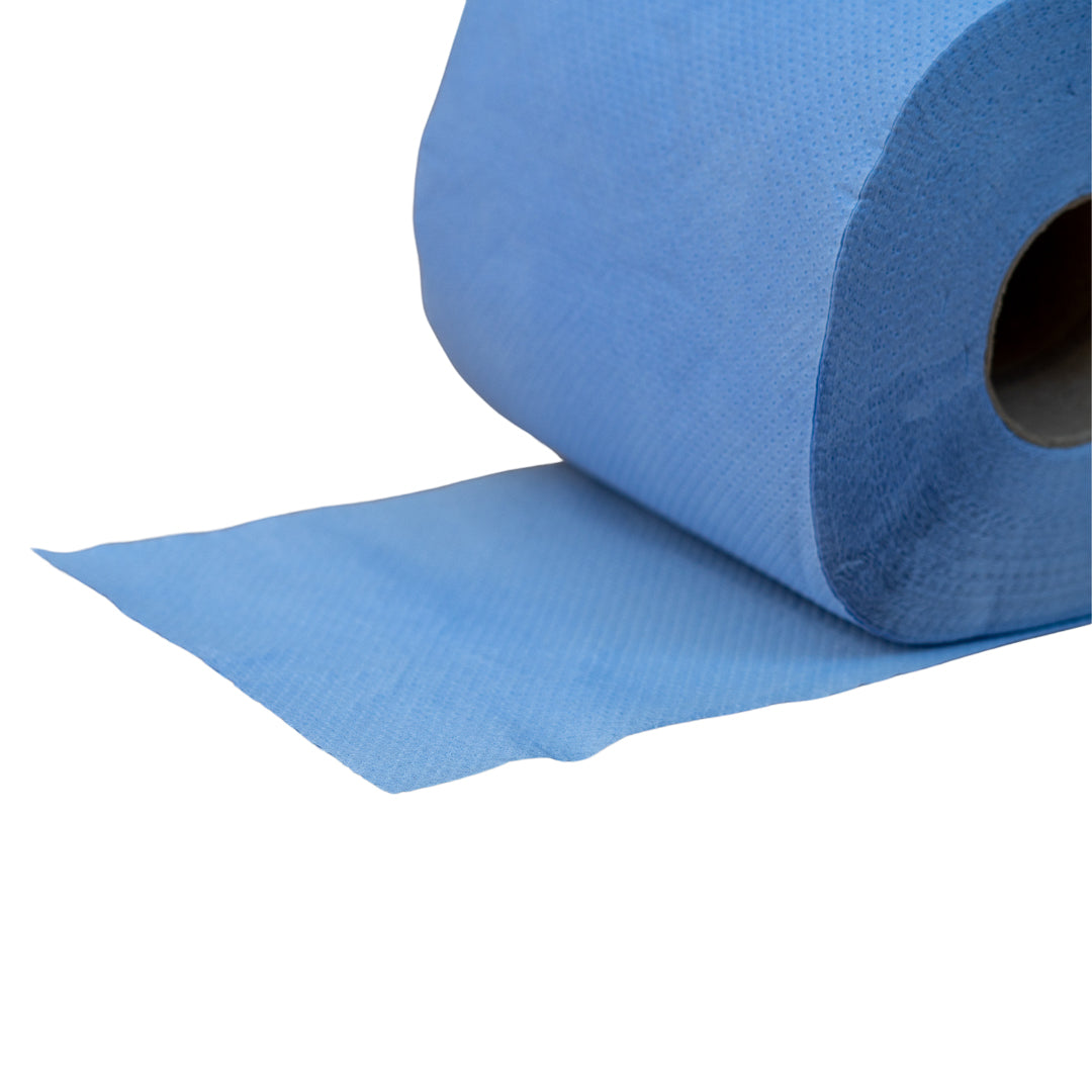 Blue Rolls Centrefeed 50m 2PLY Embossed Wholesale Full Pallet (91 Cases) - CL2B50