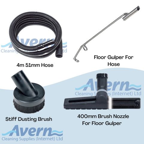 51mm Dry Stainless Steel Floor Tool Kit C14 607384 - Numatic