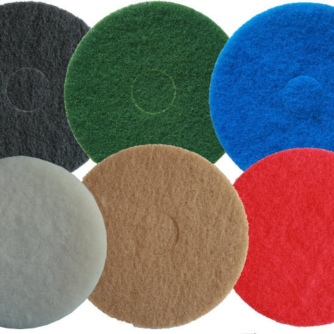 Floor Cleaning Pads 5 Pack - Scrubbing Pads Green 14”