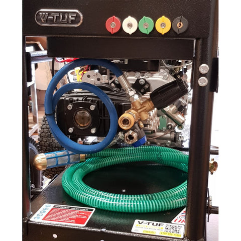 V-TUF D10 Cold Diesel Pressure Washer 170Bar (2465Psi) 21L/Min Patio Kit