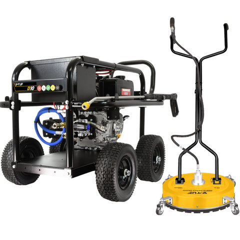 V-TUF D10 Cold Diesel Pressure Washer 170Bar Kit with surface cleaner