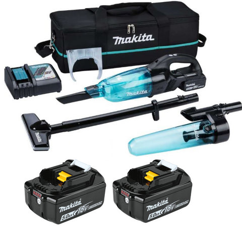 Makita DCL281X18B 18v Stick Vacuum Cleaner - Full Kit