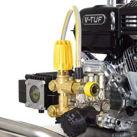 V-TUF DD080-KIT2 9HP Honda Petrol Cold Pressure Washer 200Bar (2900Psi) 15L/Min Patio Bundle
