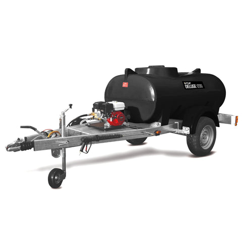 V-TUF Deluge 13HP DELUGE500HWTGB130 Honda Petrol Highway Trailer Bowser 500L Pressure Washer 255bar 15L/Min