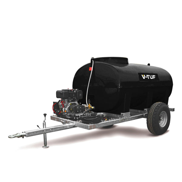 V-TUF Deluge 13HP DELUGE2000GB130HR Honda Petrol Highway Trailer Bowser 2000L Pressure Washer 275bar (4000psi)  15L/Min