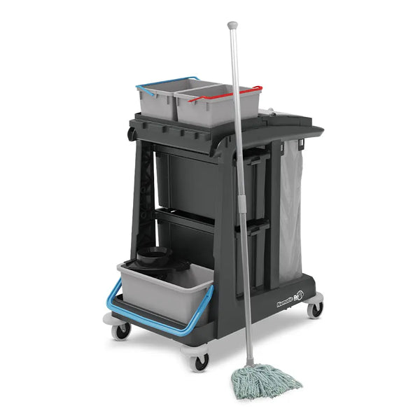 Numatic EM2-TM Janitorial Cleaning Trolley | Cleaners Cart |