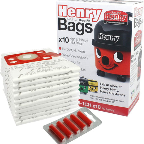Henry Hoover Bags & Freshener Sticks