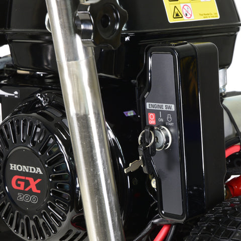 V-TUF GB065SSE 6.5HP Honda Petrol Cold Pressure Washer 200Bar (2900Psi) 12L/Min Patio Kit