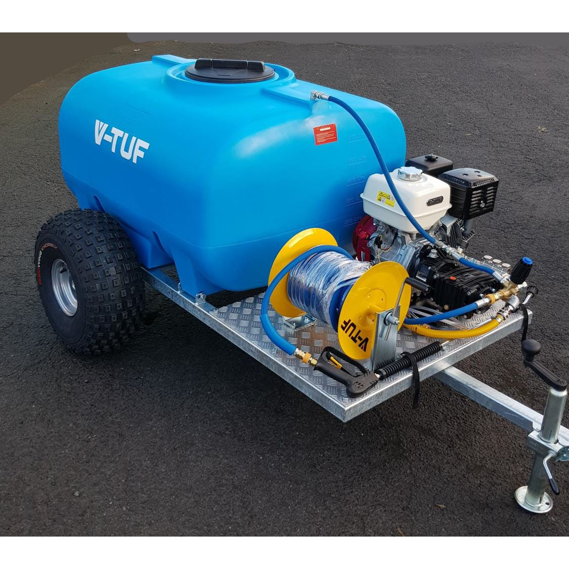 V-TUF Deluge 6.5HP DELUGE700ATVGB130 Honda Petrol Van Bowser 700L Jet Washer 250bar (4000psi) 15L/Min