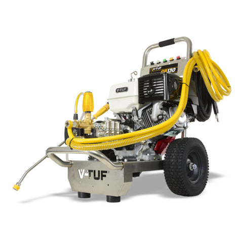 V-TUF GB130SSE 13HP Honda GX390 Petrol Cold Pressure Washer 250Bar (3630psi) 15L/Min