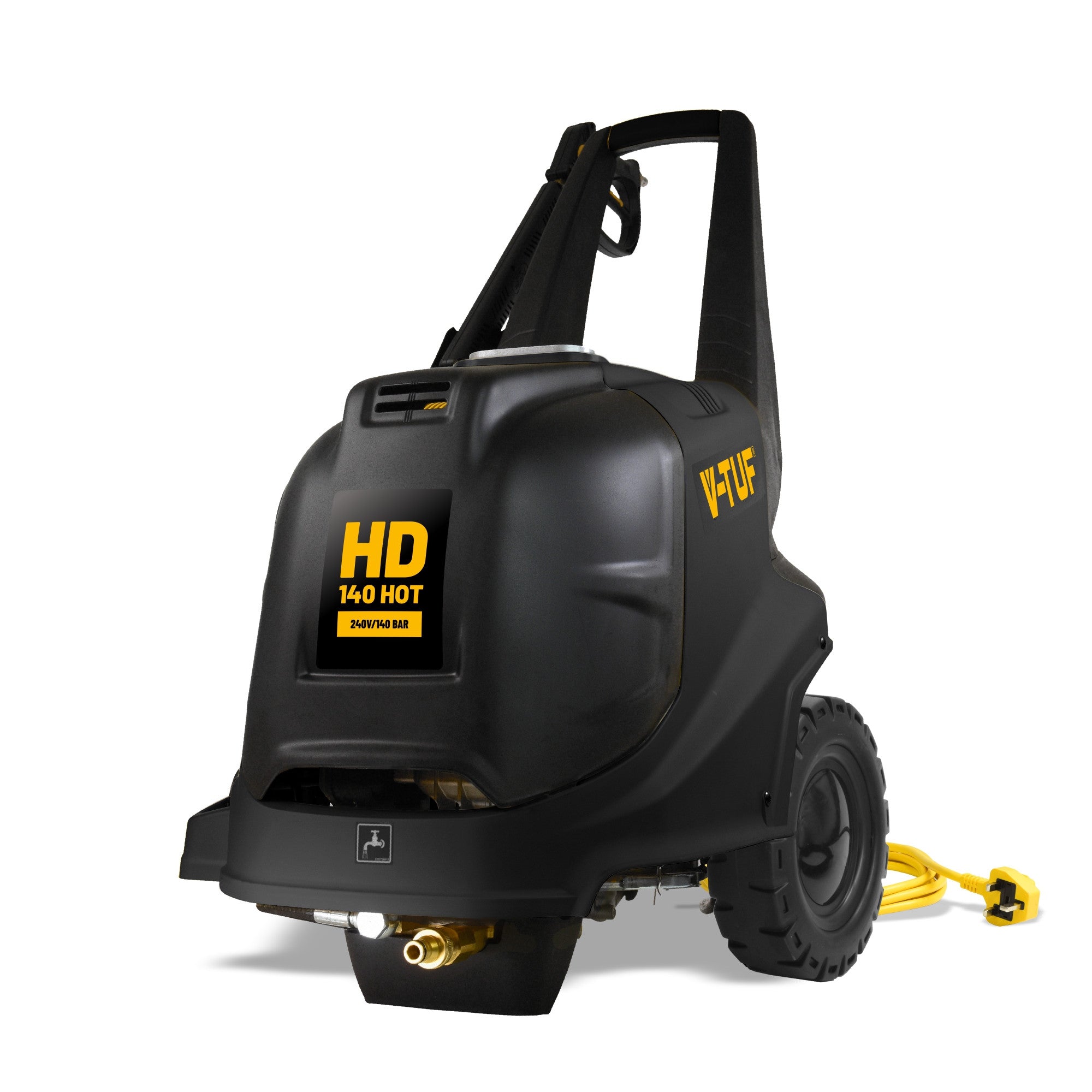 V-TUF Hot Pressure Washer HD140HOT 140Bar 8L/Min 2000Psi 240v