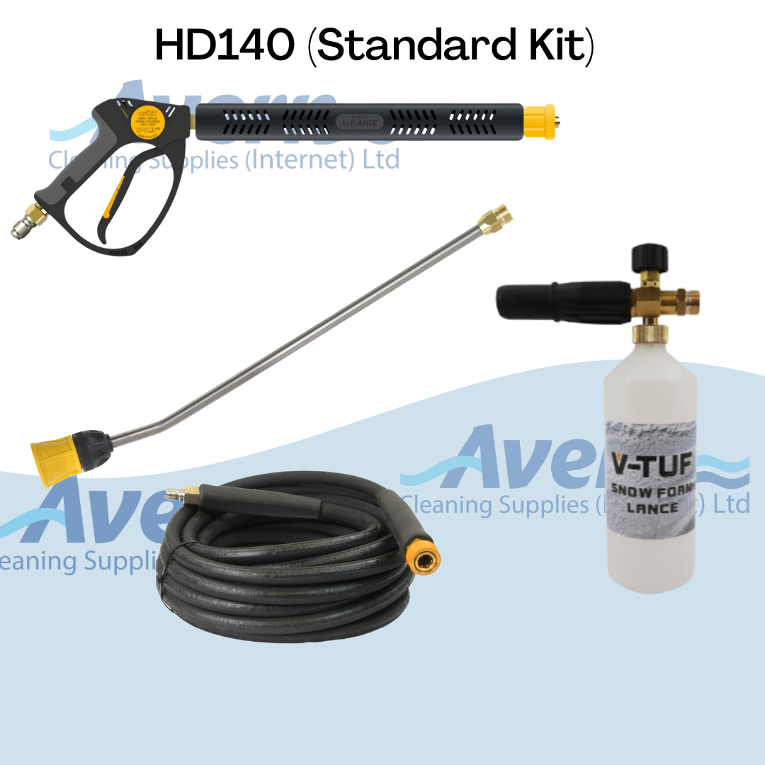 V-TUF Hot Pressure Washer HD140HOT 140Bar 8L/Min 2000Psi 240v
