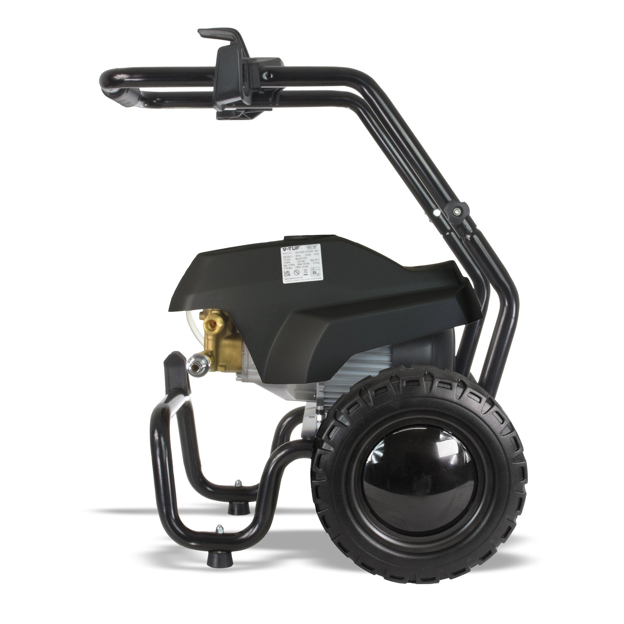 V-TUF HDC140-240 Cold Pressure Washer 140Bar (2030Psi) 8L/Min 240v