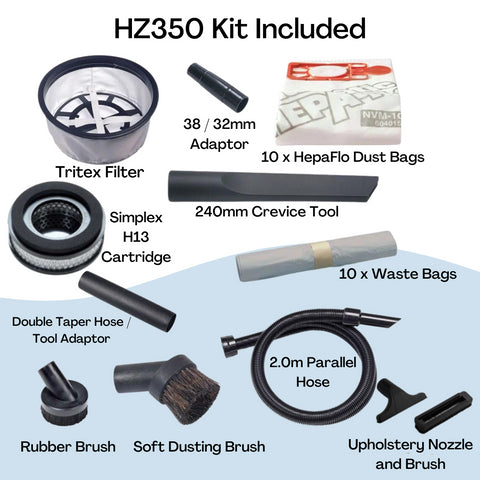HZ350 Hazardous Soot Chimney Sweep Utility Asbestos Vacuum Cleaner