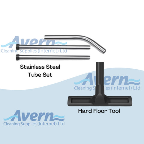 H Class 32mm Dry Stainless Steel Floor Wand Kit - Numatic
