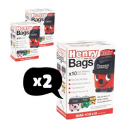 Genuine Henry Hoover Bags for Henry 20 Pack Deal - NVM1CH