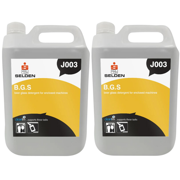 BGS Beer Glass Resparkle Detergent J003 5L (2 Pack) Selden