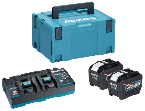 Makita 1910A2-5 XGT 40V Power Source Kit 2 x 8.0ah Batterys BL4080F & DC40RB Charger