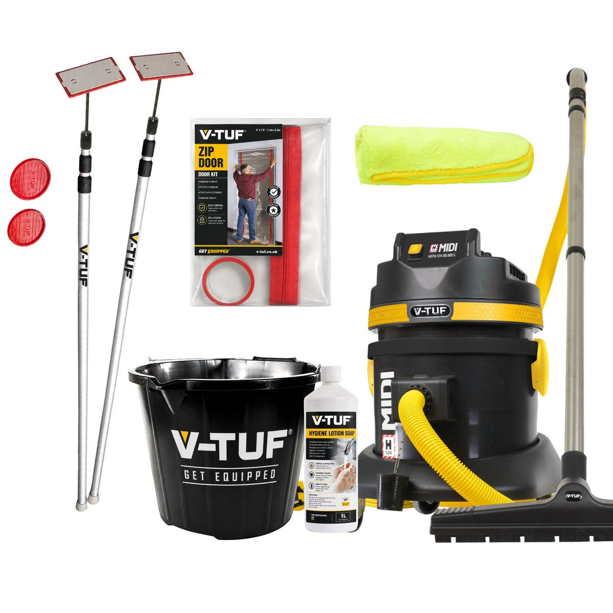 V-TUF MSP004 Advanced Mould Remover Kit with H-Class HEPA Vacuum