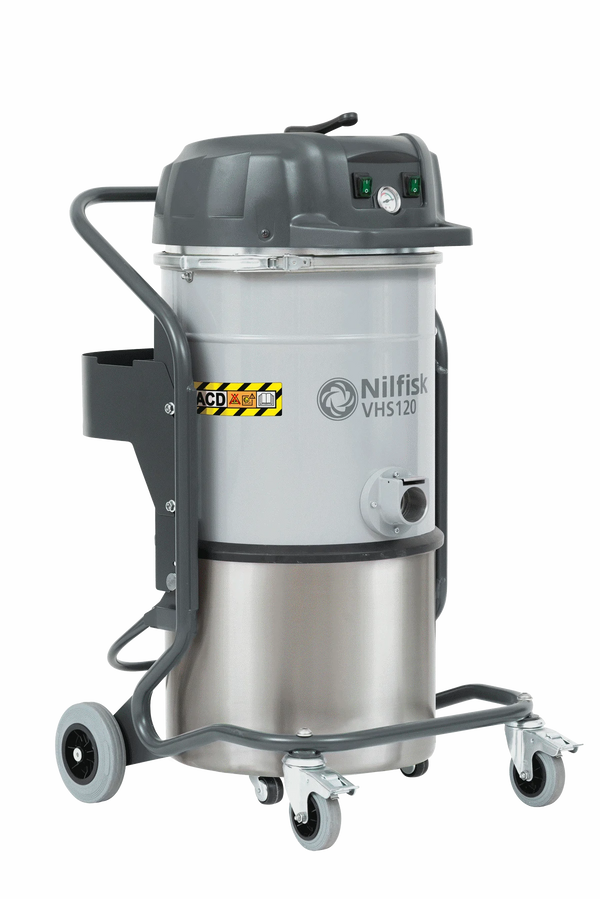 Nilfisk VHS120 LC ACD PBS CB4002 Combustible Dust Industrial Vacuum Cleaner