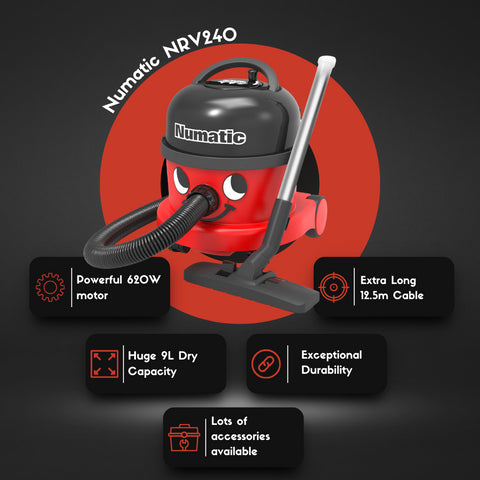 Numatic NRV240-11 Dry Commercial Vacuum Cleaner Henry Hoover (NRV200)