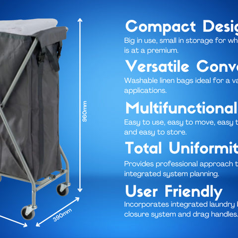 Laundry Trolley 100L Servo NX1001 Housekeeping  - VersaCare Numatic