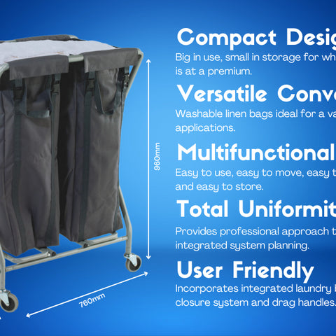 Laundry Trolley 200L Servo NX1002 Housekeeping  - VersaCare Numatic