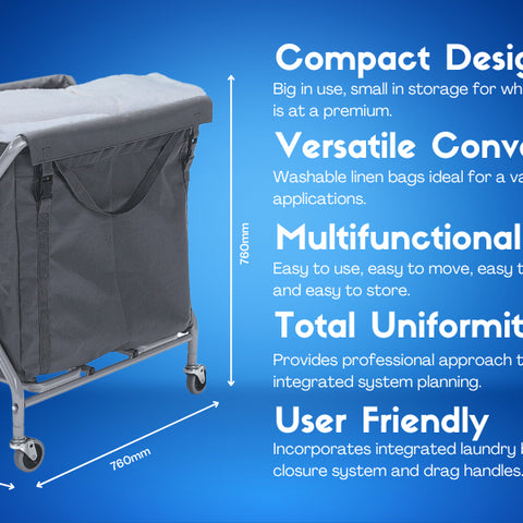 Laundry Trolley 150L Servo NX1501 Housekeeping  - VersaCare Numatic