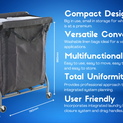 Laundry Trolley 200L Servo NX2001 Housekeeping  - VersaCare Numatic