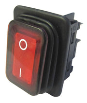 Numatic DPST Red Illuminated Switch 24V - 902235