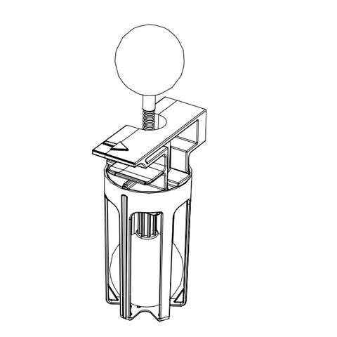 Numatic 913835 Ball Shut Off Assembly