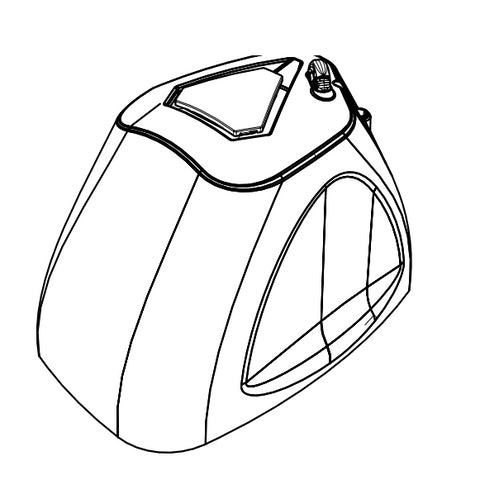 Numatic 913843 Left Motor Cover Moulding